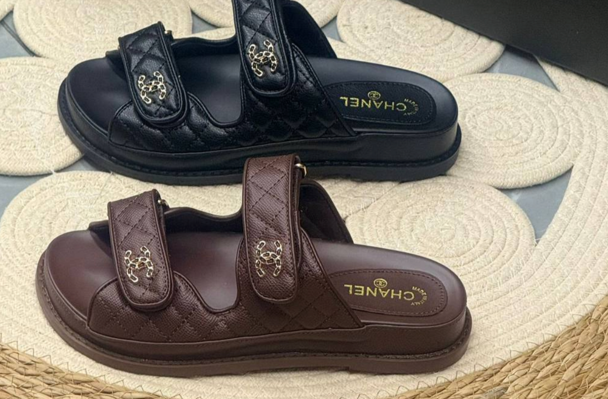 CHANEL-Inspired Women's Slippers | Available in Black & More