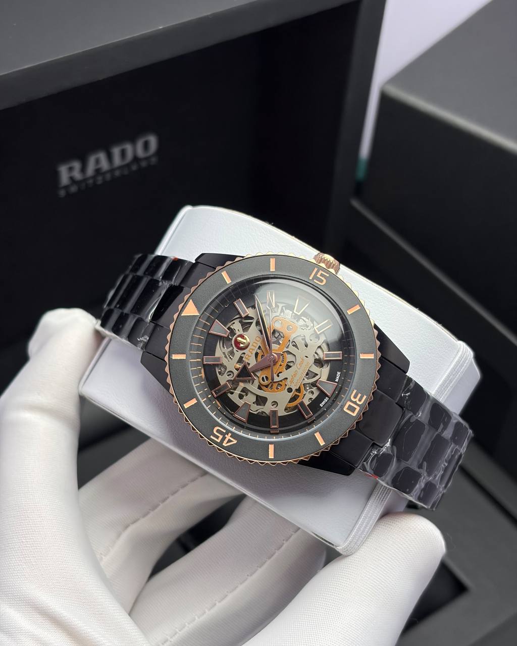 Rado Men's Automatic Watch — Black