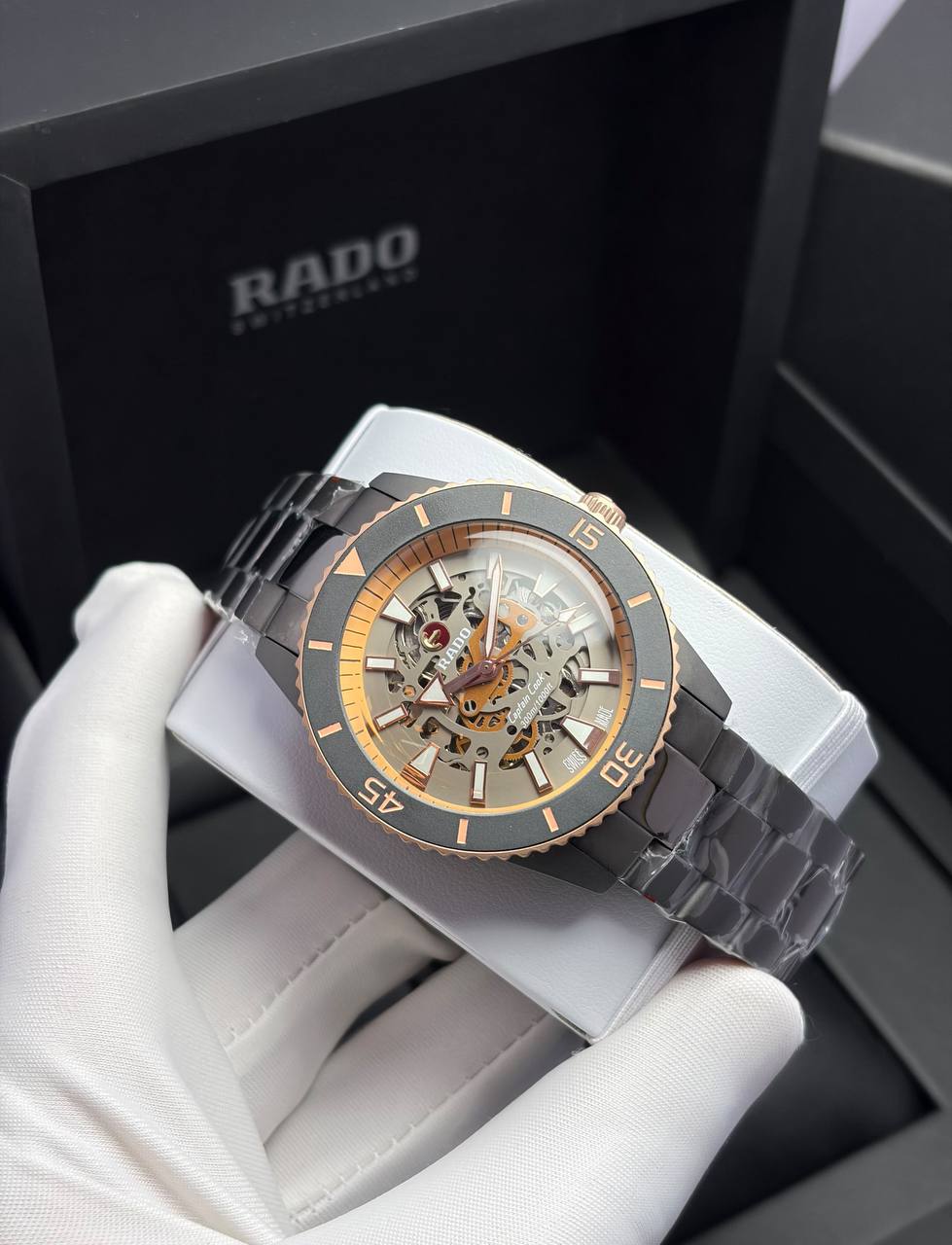 Rado Men's Automatic Watch — Black