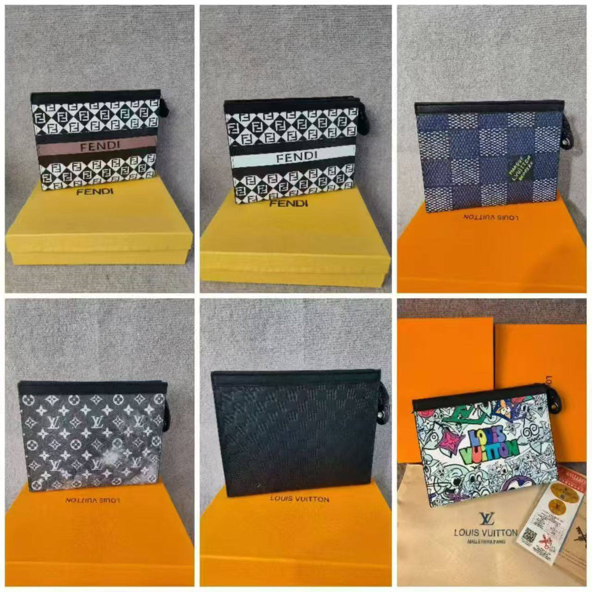 Louis Vuitton Pochette Voyage Clutch | Multiple Designs | Good Quality | With Box