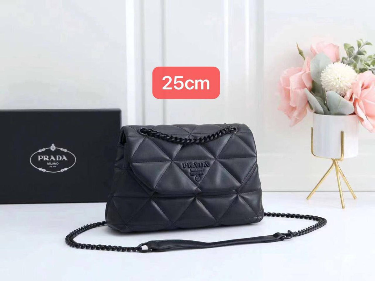 Prada Soft Bag | Luxury Italian Leather | With Box