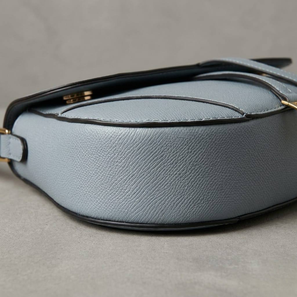 Christian Dior Saddle Crossbody Bag | Plain Leather | 24cm | With Box