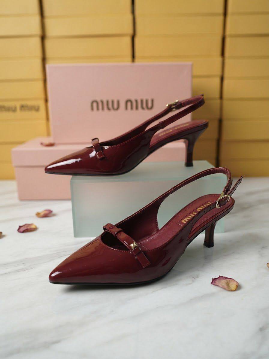 Miu Miu Women's Heels | With Box & Paper Bag | Sizes 36–41