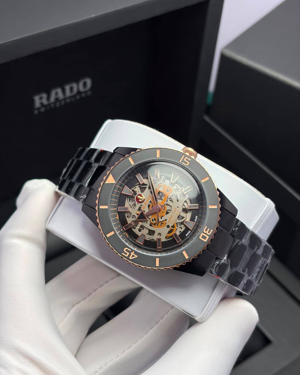 Rado Men's Automatic Watch — Black