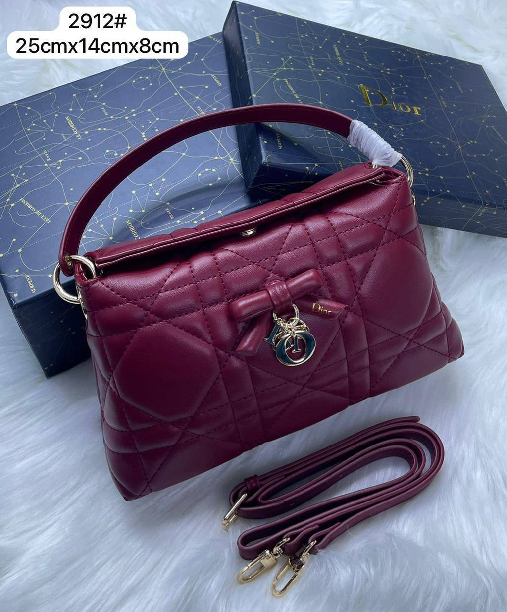 Christian Dior Bag | 25×14×8cm | Structured Luxury | With Box