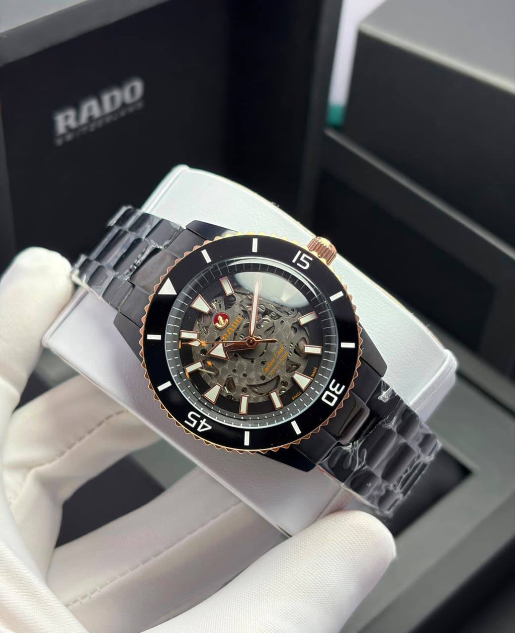 Rado Men's Automatic Watch — Black