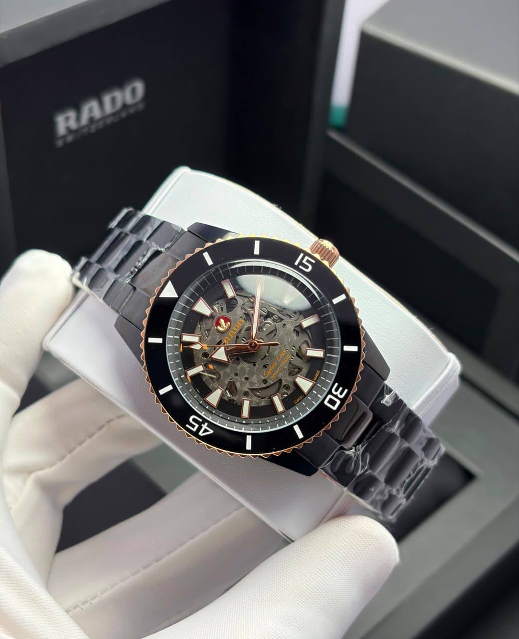 Rado Men's Automatic Watch — Black