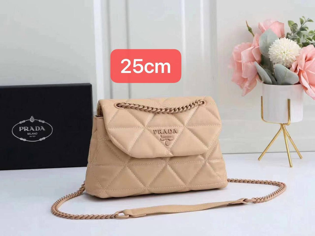 Prada Soft Bag | Luxury Italian Leather | With Box