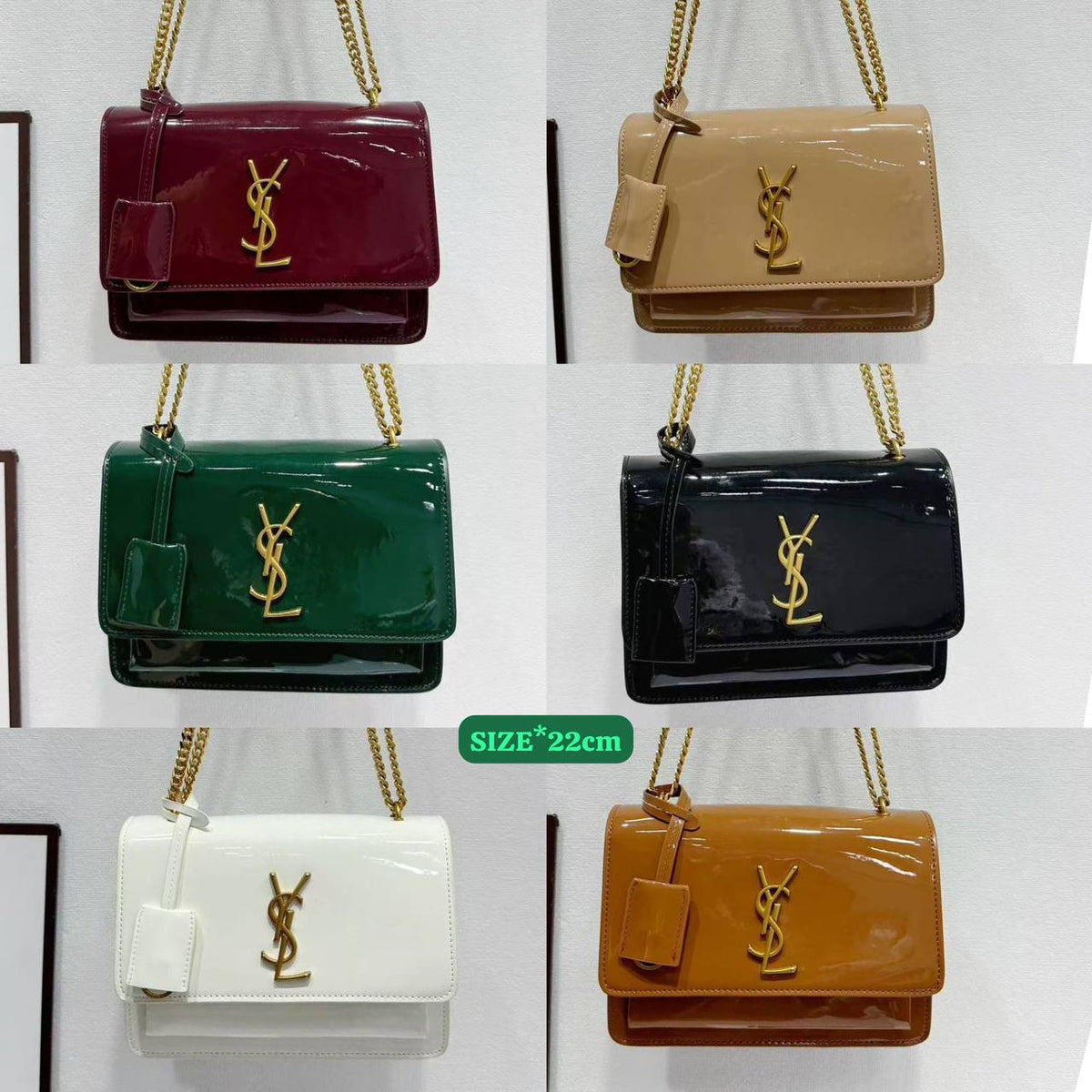 Saint Laurent (YSL) Bag | 22cm | Good Quality | With Box