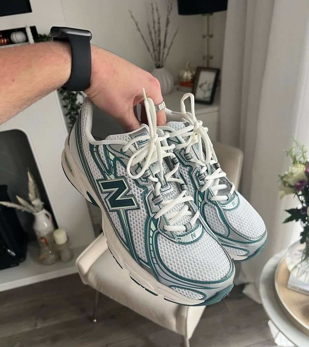 New Balance 740v2 White Marsh Green Sneakers | Sizes 36–45
