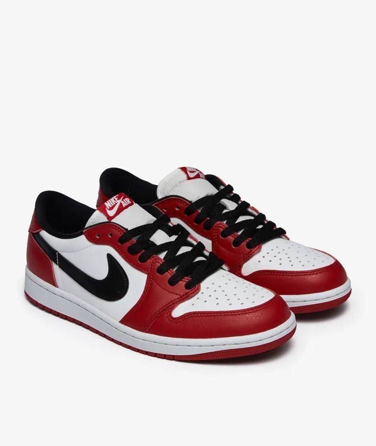 Air Jordan 1 Retro Low OG “Chicago” Varsity Red/Summit White | Sizes 36–45