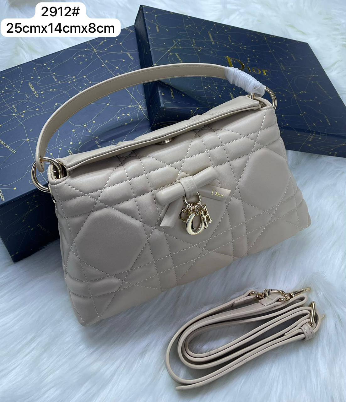 Christian Dior Bag | 25×14×8cm | Structured Luxury | With Box