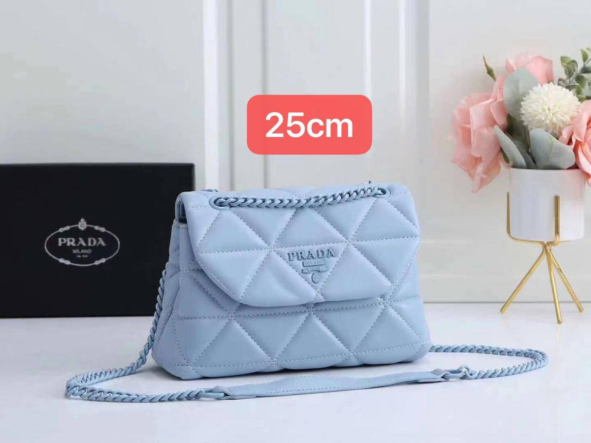 Prada Soft Bag | Luxury Italian Leather | With Box