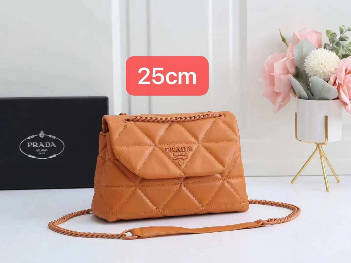 Prada Soft Bag | Luxury Italian Leather | With Box
