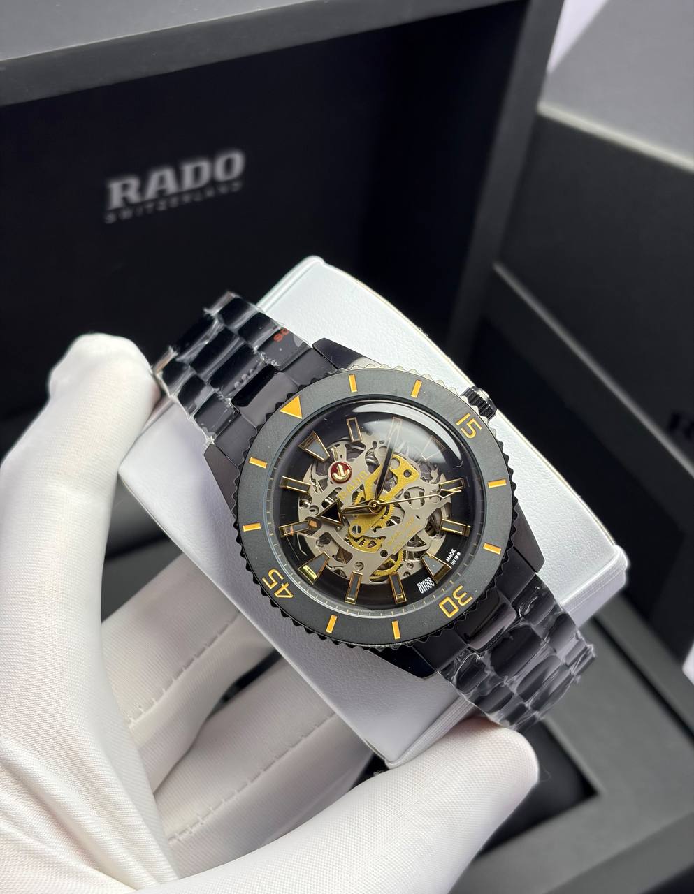 Rado Men's Automatic Watch — Black