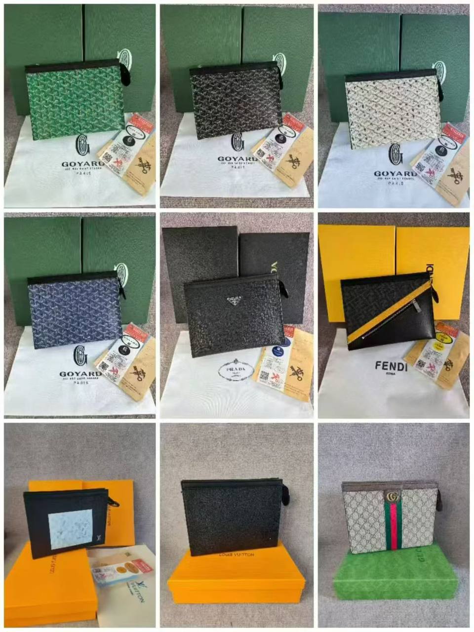Louis Vuitton Pochette Voyage Clutch | Multiple Designs | Good Quality | With Box